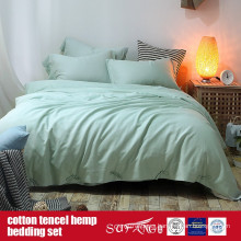 Cotton Lyocell Hemp Blended Bed Linen Factory Direct Sale
